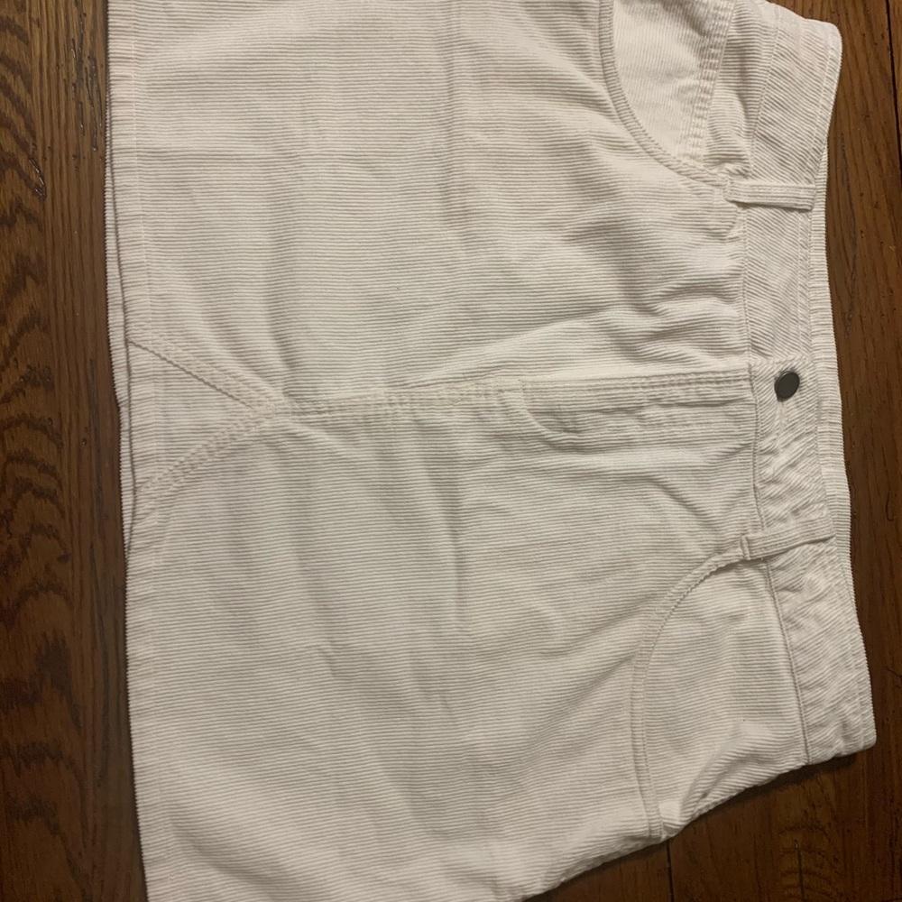 White corduroy ROXY skirt